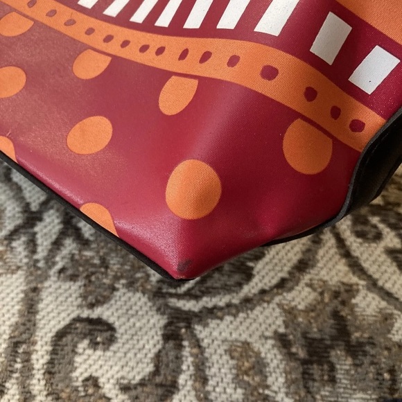 Virginia Tech Hokies VT Handbag Tote Bag Purse Nylon Rope Handle Game Day - Picture 5 of 9